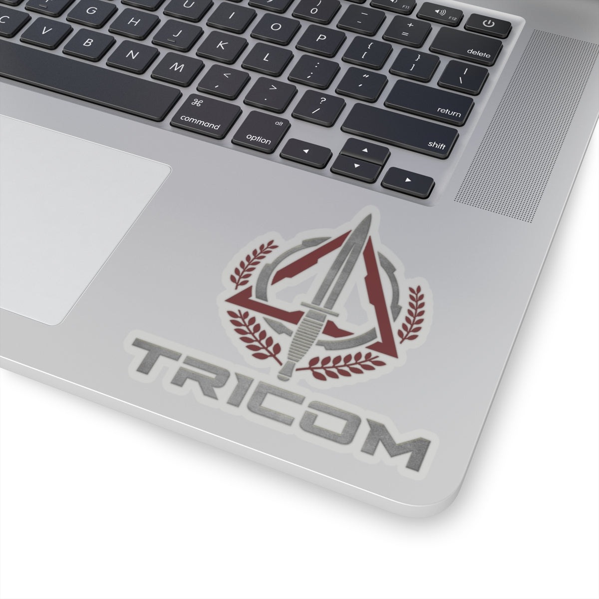 Red TRICOM Logo Kiss-Cut Stickers