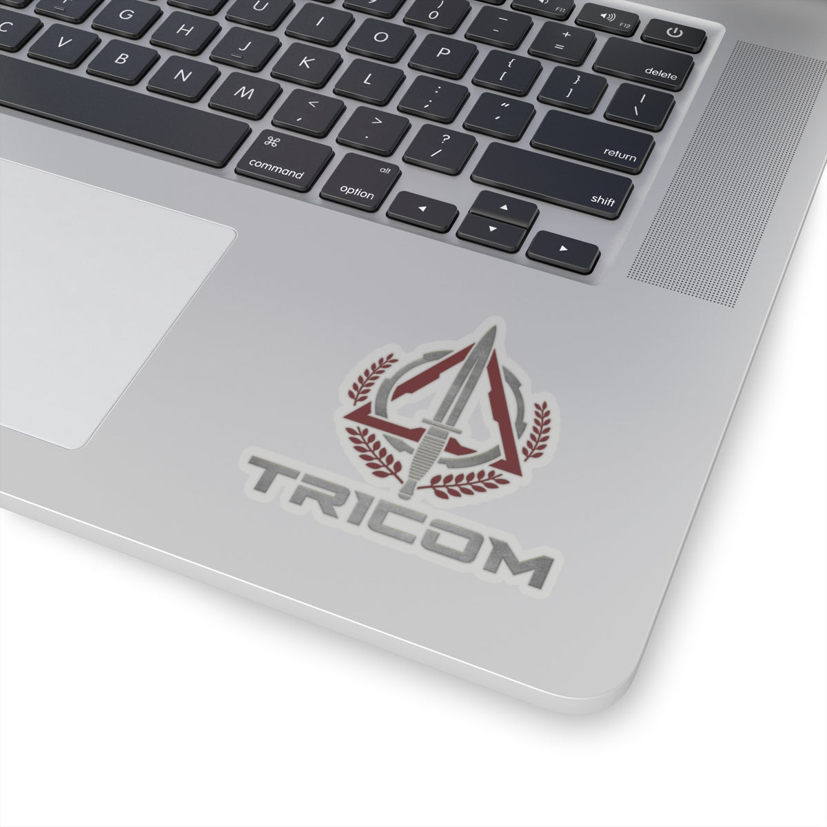 Red TRICOM Logo Kiss-Cut Stickers