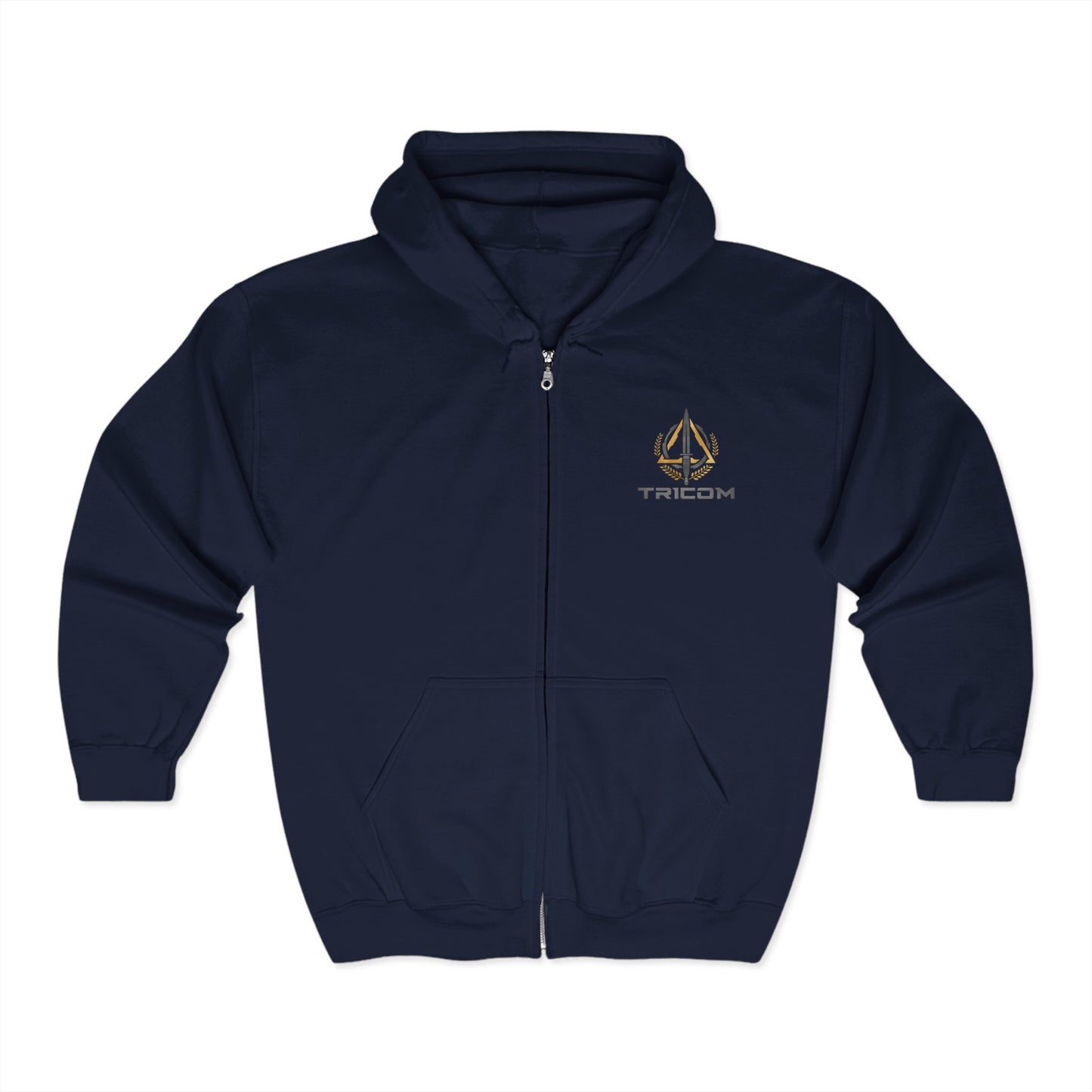 TRICOM Full Zip Hooded Sweatshirt