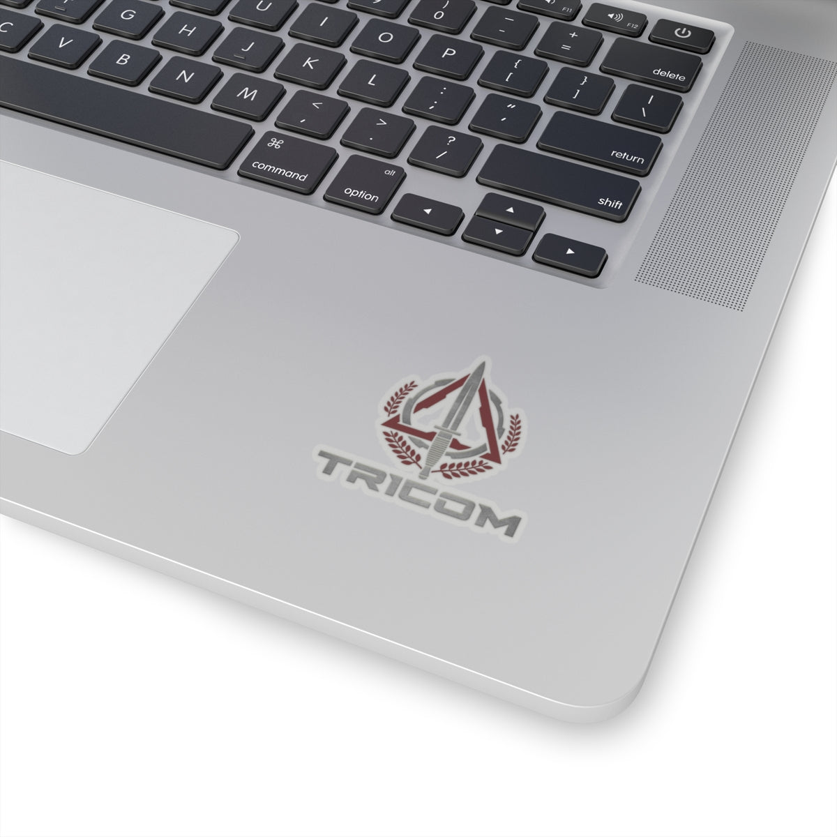 Red TRICOM Logo Kiss-Cut Stickers