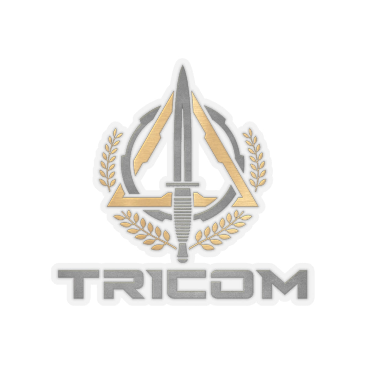 TRICOM Logo Kiss-Cut Stickers
