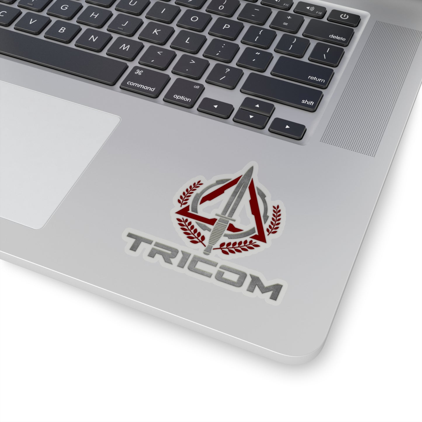 Red TRICOM Logo Kiss-Cut Stickers