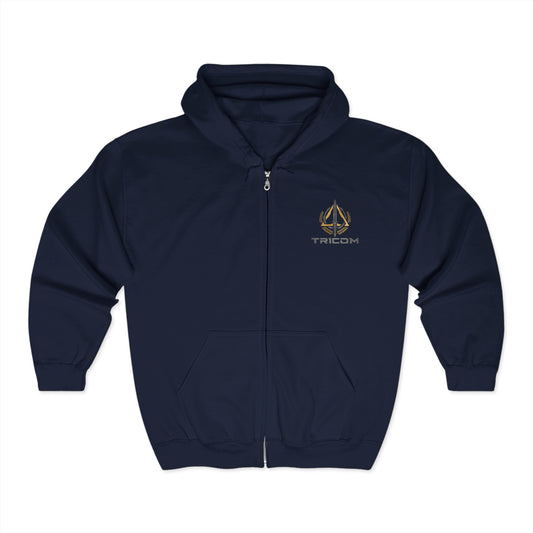 TRICOM Full Zip Hooded Sweatshirt