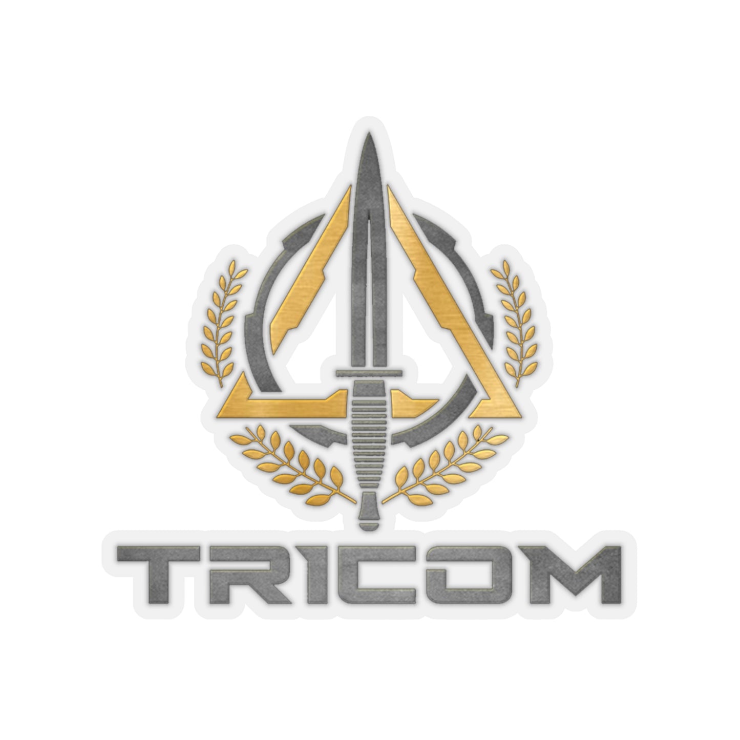 TRICOM Logo Kiss-Cut Stickers