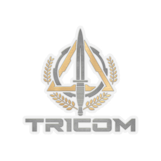 TRICOM Logo Kiss-Cut Stickers